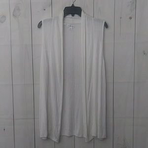 Croft & Barrow white cardigan large